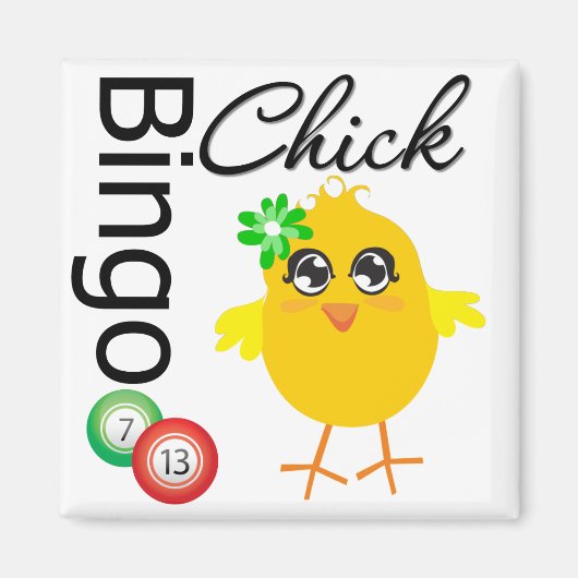 Aimant Bingo Chick (Devant)