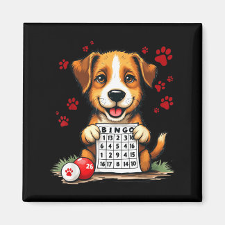 Aimant Bingo et chien drôle Bingo Amour Bingo et chien Ca