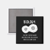Aimant Biologie - Biologie Le seul cadeau scientifique (Recto/Verso)