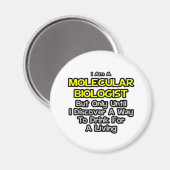 Aimant Biologiste moléculaire .. Boire pour vivre (Recto/Verso)