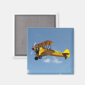 Aimant Biplan Air Mail (Recto/Verso)