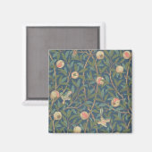 Aimant 'Bird and Pomegrenate' Wallpaper Design, printed b (Recto/Verso)