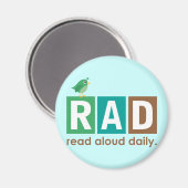Aimant Bird RAD - Lire à haute voix Lecture quotidienne C (Recto/Verso)