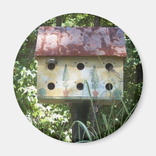 Aimant Birdhouse au soleil (Devant)