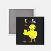 Aimant Birdie Golfer Chick (Recto/Verso)