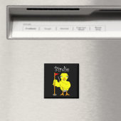 Aimant Birdie Golfer Chick (In Situ (Lave-vaisselle))
