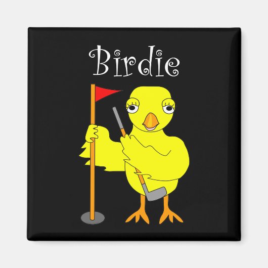 Aimant Birdie Golfer Chick (Devant)