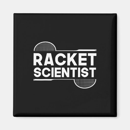 Aimant Birdie Shuttle Racket Scientifique Badminton (Devant)