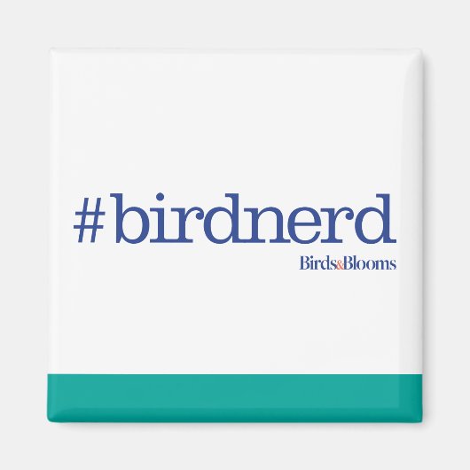Aimant #birdnerd (Devant)