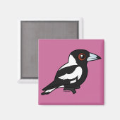 Aimant Birdorable Australian Magpie (Recto/Verso)