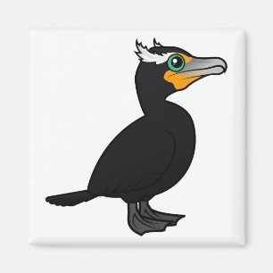 Aimant Birdorable Cormorant Double-crêté