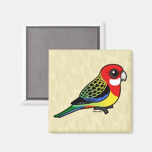 Aimant Birdorable Eastern Rosella (Recto/Verso)