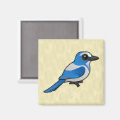 Aimant Birdorable Florida Scrub-Jay (Recto/Verso)