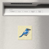 Aimant Birdorable Florida Scrub-Jay (In Situ (Lave-vaisselle))