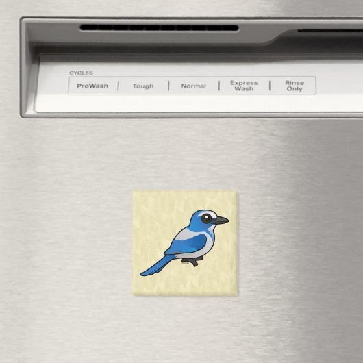 Aimant Birdorable Florida Scrub-Jay (In Situ (Lave-vaisselle))