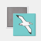 Aimant Birdorable Shy Albatros en vol (Recto/Verso)