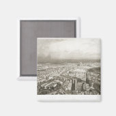 Aimant Bird's Eye View de Londres depuis l'abbaye de West (Recto/Verso)