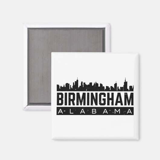 Aimant Birmingham Alabama (Recto/Verso)