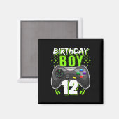 Aimant Birthday Boy 12 Video Game Controller 12e B (Recto/Verso)