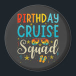 Aimant Birthday Cruise Squad Croisière Cercle de vacances<br><div class="desc">Birthday Cruise Squad Croisière Vacances Funny Crew Design graphique Cadeau Circle Magnet Classic Collection.</div>