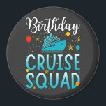 Aimant Birthday Cruise Squad Croisière Cercle de vacances<br><div class="desc">Birthday Cruise Squad Croisière Vacances Funny Crew Design graphique Cadeau Circle Magnet Classic Collection.</div>