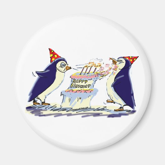 Aimant BiRtHdAy PeNgUiN (Devant)