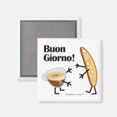 Aimant Biscotti & Café - Buon Giorno! (Recto/Verso)