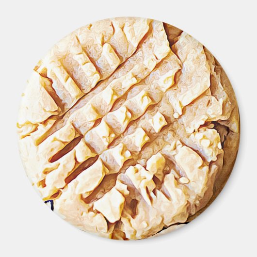 Aimant biscuit au beurre d'arachide (Devant)