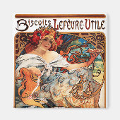 Aimant Biscuit, Mucha (Devant)