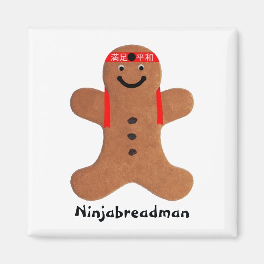 Aimant Biscuit Ninjabreadman (biscuit) (Devant)