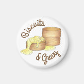 Aimant Biscuits et saucisses Gravité Petit déjeuner Sud (Devant)