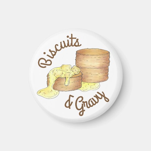 Aimant Biscuits et saucisses Gravité Petit déjeuner Sud (Devant)