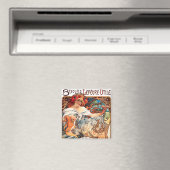 Aimant Biscuits Lefevre Utile, Mucha (In Situ (Lave-vaisselle))