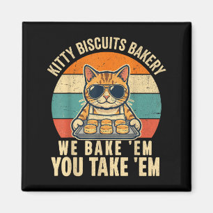 Aimant Biscuits pour chatons patisserie lunettes de solei