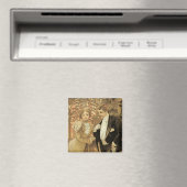 Aimant Biscuits vintages Art Nouveau Flirt, Alphonse Much (In Situ (Lave-vaisselle))