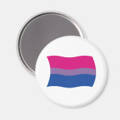 Aimant Bisexual Fierté Drapeau (Recto/Verso)
