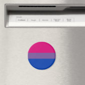 Aimant Bisexual LGBT Pride drapeau arc-en-ciel (In Situ (Lave-vaisselle))