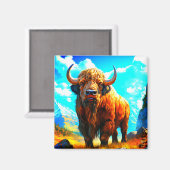 Aimant Bison (Recto/Verso)