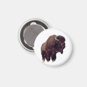 Aimant Bison Buffle  (Recto/Verso)