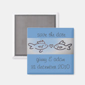 Aimant bissfish enregistrer la date (Recto/Verso)