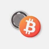 Aimant Bitcoin (Orange Classique) (Recto/Verso)