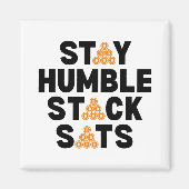 Aimant Bitcoin RESTER HUMBLE PILE SATS Crypto (Devant)