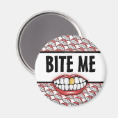Aimant Bite Me Golden Tooth (Recto/Verso)