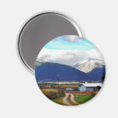 Aimant Bitterroot Mountains Ferme Parents (Recto/Verso)