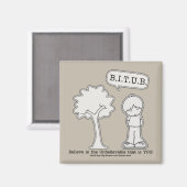 Aimant BITUB Motif (Croyez en l'incroyable) (Recto/Verso)