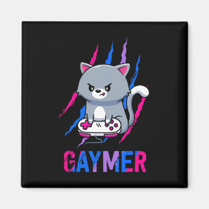 Aimant Biual Gaymer Geek Pride Lgbt Vidéo Amateurs de jeu