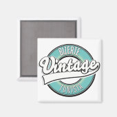 Aimant Bizerte tunisie logo style vintage (Recto/Verso)