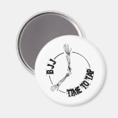 Aimant BJJ - Il est temps de taper (Recto/Verso)