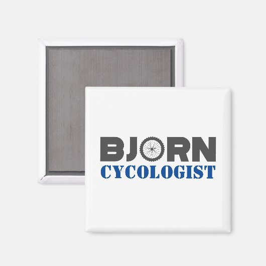 Aimant Bjorn Mountain Biker (Recto/Verso)