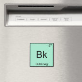 Aimant Bk - Blitzkrieg Symbole d'élément de chimie 2ÈME G (In Situ (Lave-vaisselle))